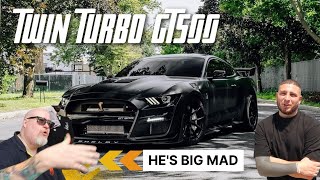 Twin Turbo GT500 vs OLD GUY With A Porsche Complex