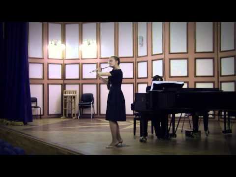 Vladimir TSYBIN. Andante for Flute and Piano. Uliana ZHIVITSKAYA (age 13)