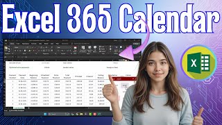 Download the video "How To Add Date Picker Calendar in Excel 365 - Step-by-Step Guide"