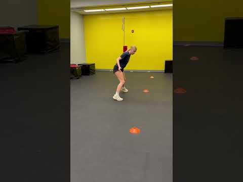 Lateral Shuffle BTB Speed program. #volleyballtraining #volleyballspeed