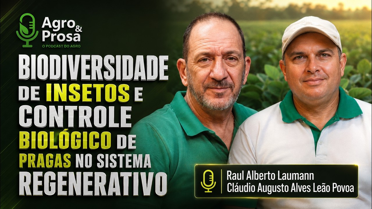 Biodiversidade de insetos e controle biológico de pragas no sistema regenerativo