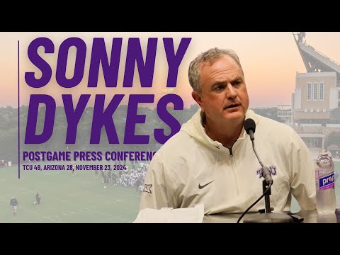 TCU 49, Arizona 28 | Sonny Dykes Postgame Press Conference