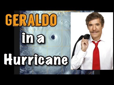 Geraldo in a Hurricane - New Orleans