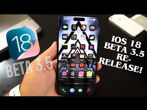 iOS 18 Beta 3.5 Re-Release