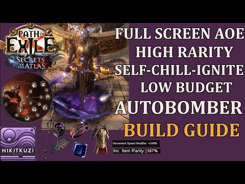 Poe 3.27 | Self Chill Ignite Explode Chieftain | Fast Build | High Rarity MF | Budget | Build Guide