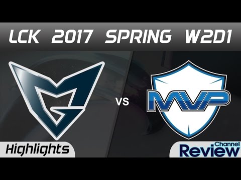 SSG vs MVP Highlights Game 2 LCK Spring 2017 W2D1 Samsung Galaxy vs MVP