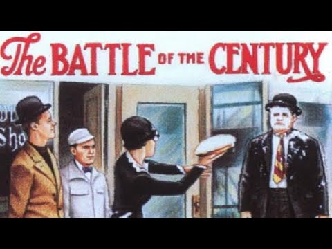 Laurel & Hardy - Battle Of The Century (1927) [silent film w/ soundtrack]