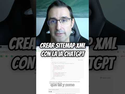 Crear Sitemap XML con la IA ChatGPT