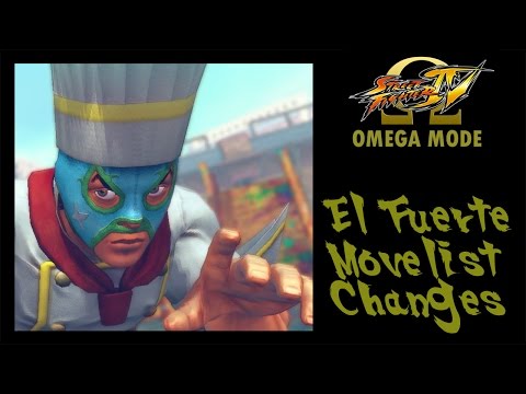 USFIV: Omega Mode - El Fuerte Move List Changes