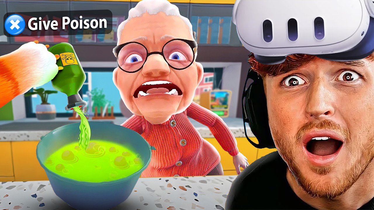 I Killed My Grandma With POISON! (I Am Cat VR)