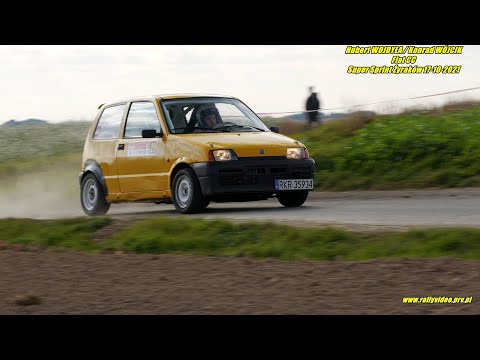 Hubert WOJDYŁA / Konrad WÓJCIK - Fiat CC - Super Sprint Żyraków 17-10-2021