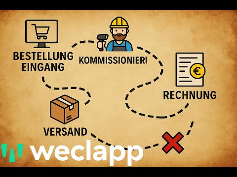 weclapp ERP im Einsatz – Unser Workflow von der Bestellung bis zur Rechnung