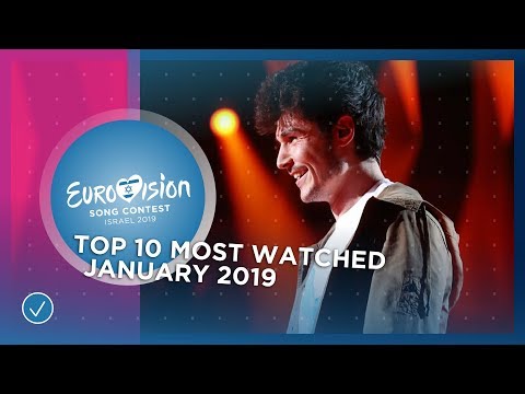 TOP 10: Most watched in January 2019 - Eurovision Song Contest