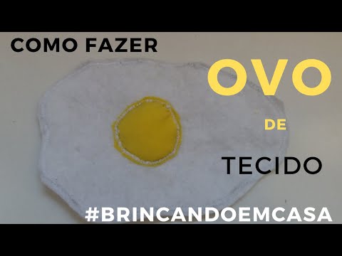 COMO FAZER Ovo De Tecido  #brincandoemcasa