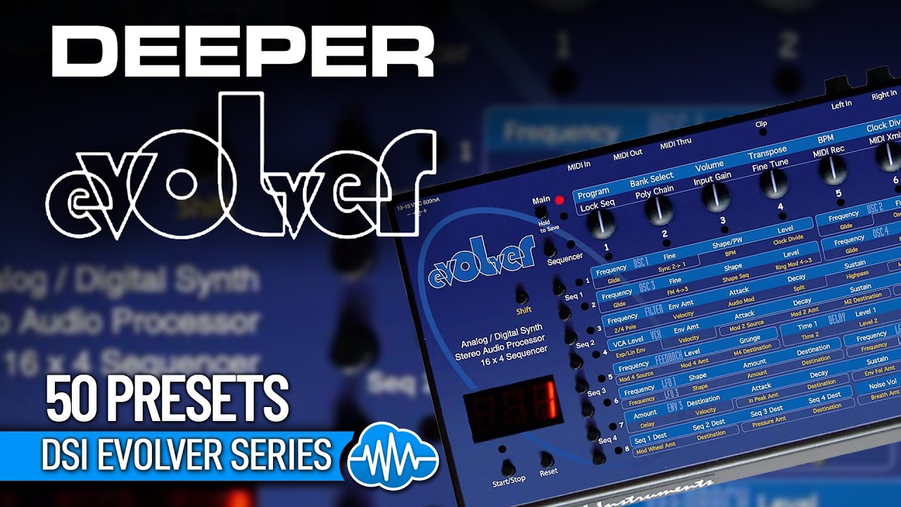 PRL006 - A Deeper Evolver - DSI Evolver ( 50 presets ) - Video Preview 1