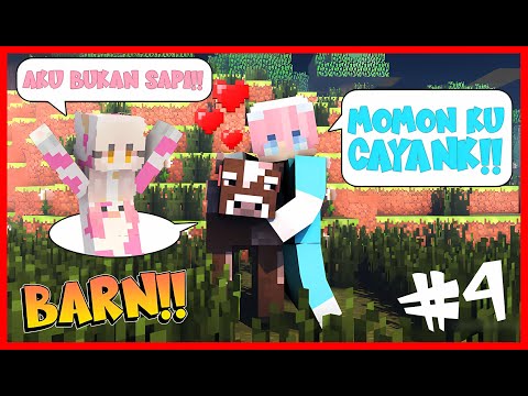 ATUN BANGUN RUMAH TERNAK UNTUK MOMON !! Feat@sapipurba Minecraft RolePlay Indonesia - EP4