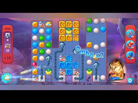 Fishdom 2022, no Boosters,   9966  level  -  прохождение без бустеров,   9966  уровень.