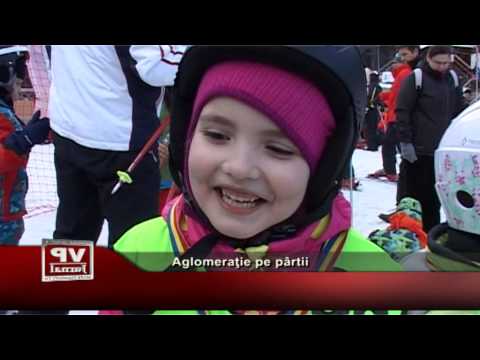 Aglomeraţie pe pârtii