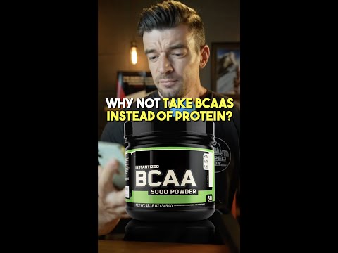 Why not take BCAAs instead of protein powder?
