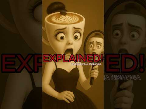 Espresso Signora Backstory explained #shorts