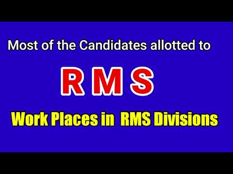 RMS Divisions and it's Work Places in AP and Telengana #RMS #workplace