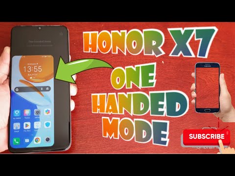 Honor X7 One Handed Mode|Temporarily Scale Down the Display Size For Easier Control Of Your Phone