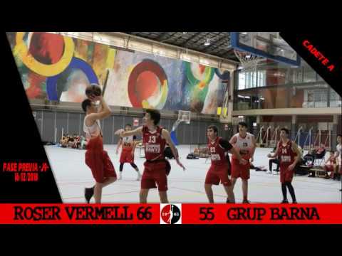 2018 ROSER vs GRUP BARNA F1-J9 CADETE A