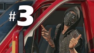 Watch Dogs 2 Gameplay Walkthrough Part 3 - Slumber Party! PS4 Pro