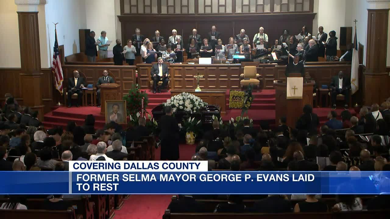 Funeral for George Evans