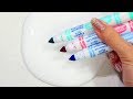 Slime Coloring Swirls With Pastel Crayola Markers