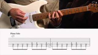 Stevie Ray Vaughan &quot;The House Is Rockin&#39;&quot; Guitar Lesson @ GuitarInstructor.com (excerpt)