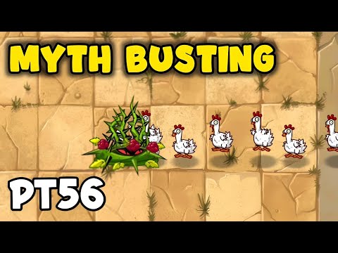 PvZ 2 Myth Busting - Bramble Bush can kill infinite amount of chickens?