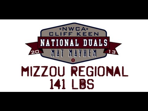 141 lbs.- 2013 NWCA Cliff Keen National Duals Regional Final - Missouri vs Purdue