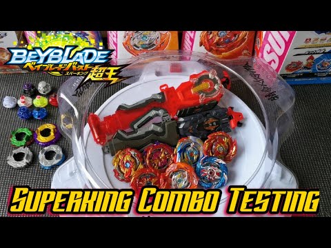Beyblade Burst Superking Combo Testing | Super Hyperion, King Helios & Glide Ragnaruk