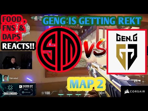 ENVY VICTOR(FOOD) Reacts to TSM  VS GENG !!! MAP 2 !!! LOSER OUT!!! ft.NV FNS ,NRG DAPS!!!