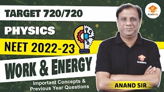 Work and Energy NEET | Important Concepts + PYQ | NEET Physics | NEET Preparation 2022 - 23
