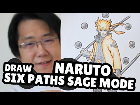 How to Draw Six Paths Sage Mode Naruto Easy Step by...