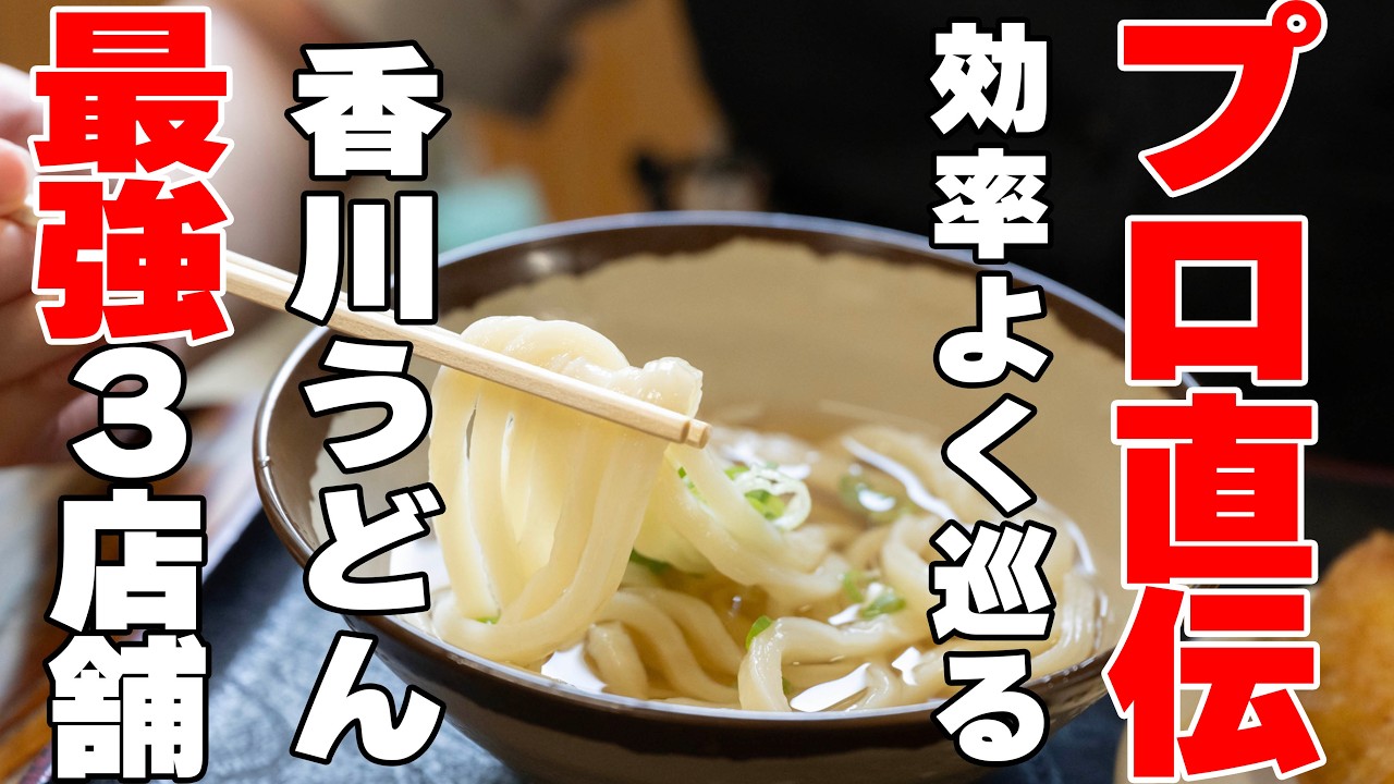 【香川うどん巡り】地元民がおすすめ人気店を巡るおすすめコース #讃岐うどん #うどんタクシー #うどん巡り