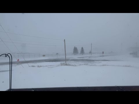 Blizzard conditions impact Box Elder