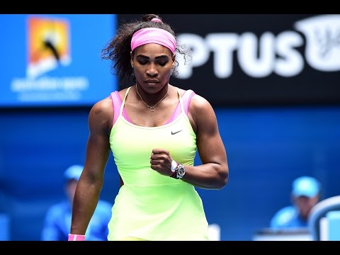 Serena Williams v Garbine Muguruza highlights (4R) - Australian Open 2015