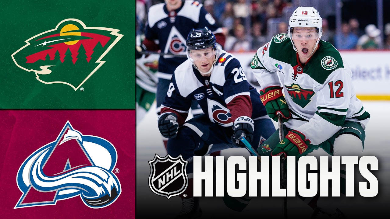 Wild vs. Avalanche | NHL Highlights | March 08, 2026
