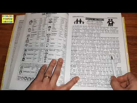 Lecţia # 066 – Text # 3: "My Family" ❤ din manualul care te scapă de meditaţii (EPO) 📒