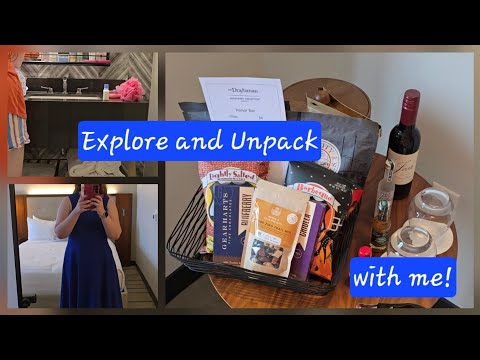 Explore and unpack with me in The Draftsman Hotel! (Not sponsored)
