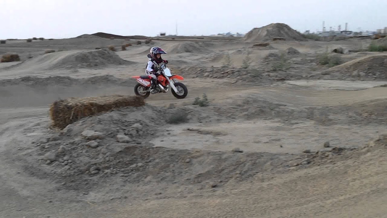 3 Year Old on KTM 50 Mini