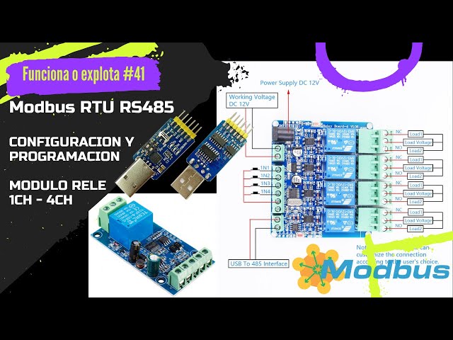 Vídeo relacionado con Bnnlqpsttg - Tarjeta de control industrial con interfaz de relé 2-CH, RS485, protocolo Modbus RTU y aislamiento por optoacoplador
