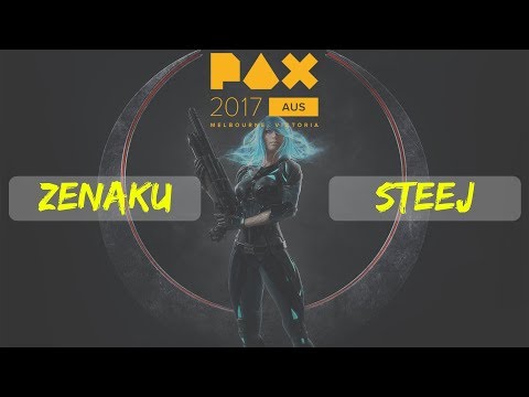 ZenAku vs Steej | Part 1 | Quake Champions | PAX Australia 2017 | Showcase