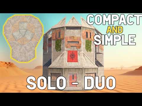 Rust – Strong & Simple Base Solo/Duo | Core Bunker + 3 Walls