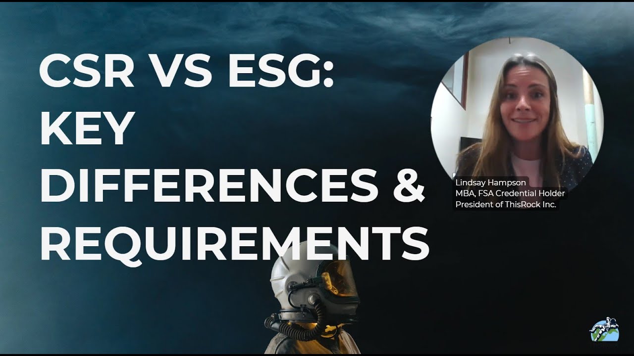 CSR vs ESG Key Differences & Requirements