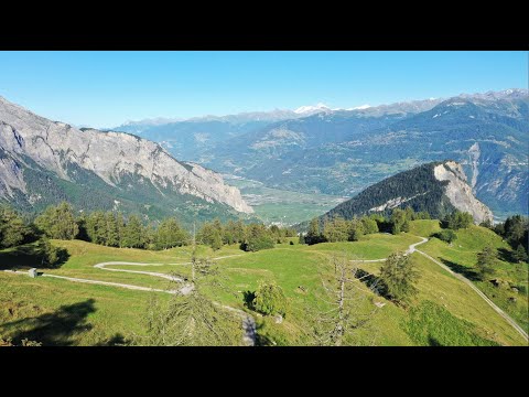 Top of Ovronnaz and Mayens-de-Chamoson (Switzerland)