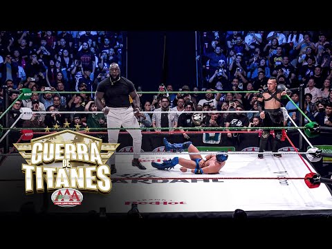 Omos arrives and DESTROYS Dragon Lee: AAA Guerra de Titanes 2025 highlights